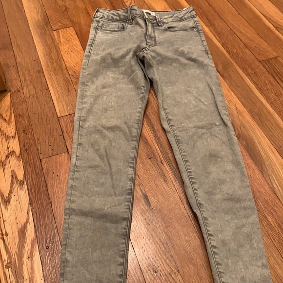Zara girls skinny jeans light gray color size 10 - Picture 2 of 5